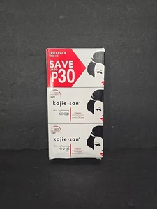 Savon à l'acide kojique éclaircissant pour la peau original Kojie San 100 g x 3 barres - Photo 1/6
