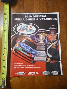 2010 ARCA RACING MEDIA GUIDE YEARBOOK JUSTIN LOFTON TOLEDO SPEEDWAY FLAT ROCK - Picture 1 of 3