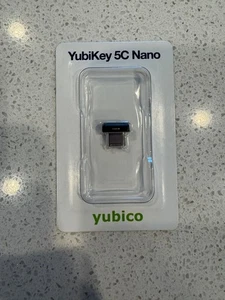 Yubico YubiKey 5C Nano uwierzytelnianie dwuskładnikowe klucz bezpieczeństwa USB - Zdjęcie 1 z 2