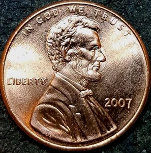 2007 P AU + Lincoln Memorial Cent Penny 1C - Picture 1 of 2