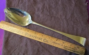1808 George Wittle 11 3/4" Sterling Silver Serving Basting Spoon English London - Picture 1 of 9
