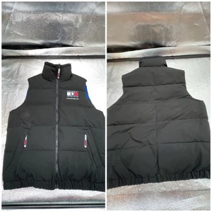 Bape x Tommy Hilfiger Reversible Puffer Vest, Black/Multi, Medium, BRAND NEW - Picture 1 of 15
