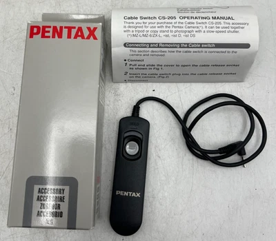 Genuine Pentax CS-205 Cable Remote Control Switch For Pentax Cameras - Image 1 of 4