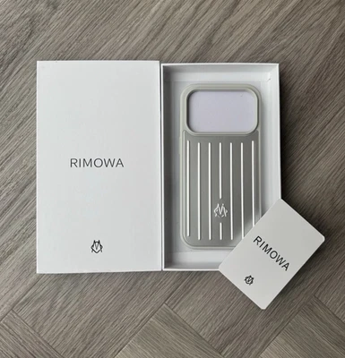 RIMOWA Case For iPhone 17 Pro Max Silver Aluminum Cover Phone Case - Image 1 of 4
