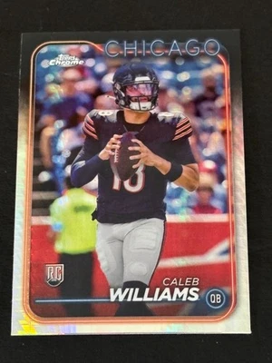 Caleb Williams 2024 Topps Chrome X-Fractor Rookie #202 Chicago Bears - Image 1 of 2