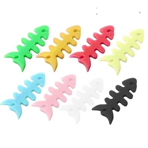 200 pièces enrouleur de câble clips de câble support de fil support de cordon USB organisateur de câble - Photo 1/11