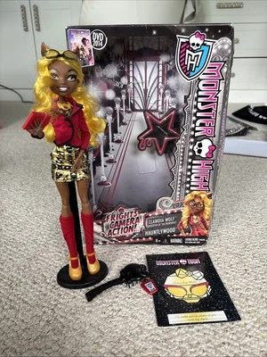 Monster High Clawdia Wolf Frights Camera Action - Image 1 of 4