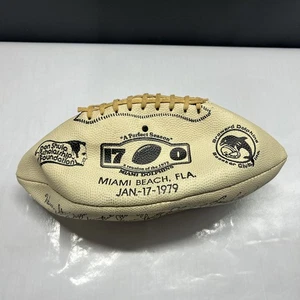 Vintage 1979 Miami Dolphins Football Printed? Stamped? Autographed by the Team - Picture 1 of 6