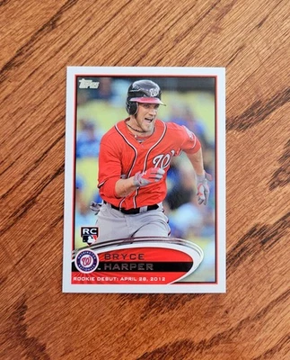 Bryce Harper 2012 Topps Update Series RC Rookie Debut Nationals #US183 - Image 1 of 2