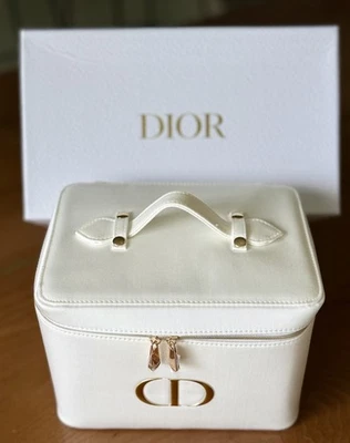 Dior Beauty White Vanity Case+ Spa Headband, Towel and perfume - Limited Edition - Image 1 of 4