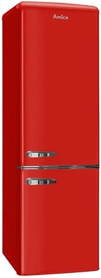 Amica KGCR 387 100 R Retro Stand-Kühl-Gefrierkombination 55cm breit 244l 1719392 - Bild 1 von 3