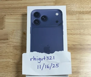 Apple iPhone 17 Pro Max - 2 TB - Deep Blue (Unlocked) - Picture 1 of 2