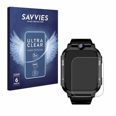 SAVVIES 6 Pack Screen Protector for Blackview Z20 Kids Smartwatch Protective Film