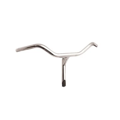 Manubrio MVTEK OLANDA 22.2mmx570mm acciaio cromato argento senza leve - Immagine 1 di 2