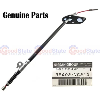 GENUINE Patrol Y61 GU UTE TD42 T TI ZD30 ZD30DDTI Top Half Handbrake Cable - Image 1 of 3