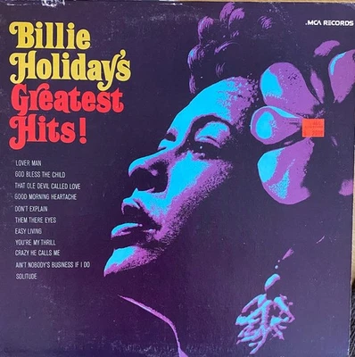 Billie Holiday - Billie Holiday's Greatest Hits! (LP, Comp, RE, Blu) (Very Good  - Image 1 of 4