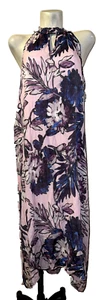 New MLLE GABRIELLE Dress Sz XL Pink Purple Floral BOHO Sleeveless HI-LO Hem Maxi - Picture 1 of 7