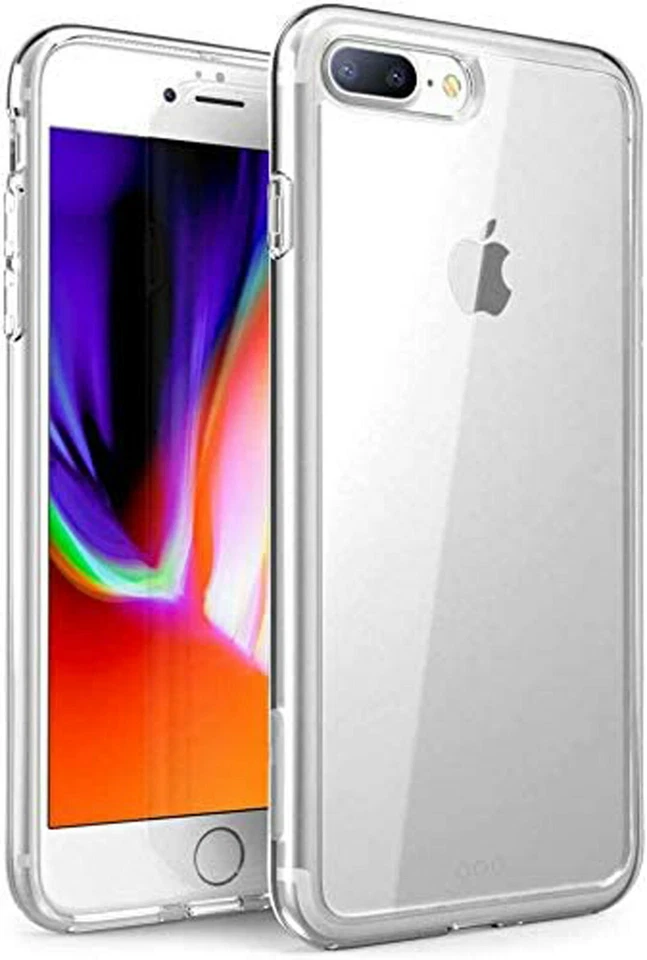 COVER per APPLE iPhone 7 8 Plus TRASPARENTE SOTTILE Morbida TPU Slim SILICONE - Immagine 1 di 1
