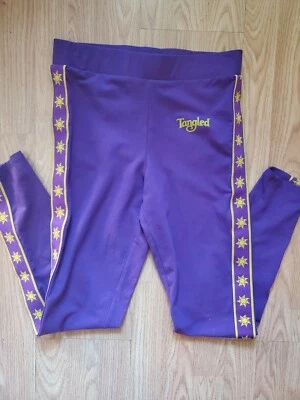 New! Disney Tangled Cotton Purple Pants - Size Girls Medium (NWT)  - Image 1 of 3