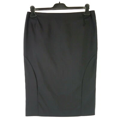 Falda LES COPAINS negra mujer falda lápiz business hasta la rodilla recta Np 149 nueva Foto 1 de 4