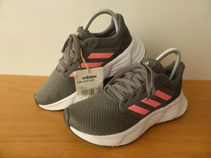 Adidas Galaxy 6 W Cloudfoam Entrenadores UK4 EU 36 2/3 US 5.5 Gris Rosa Nuevo con Etiquetas - Imagen 1 de 18