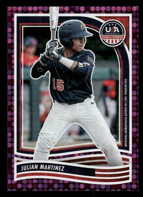 2024 Panini Stars & Stripes JULIAN MARTINEZ PURPLE 85/99 #105 - Image 1 of 2