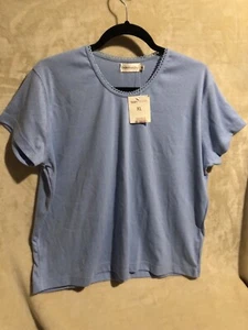 Size XL Ladies blue T-shirt New With Labels Bonmache - Picture 1 of 4