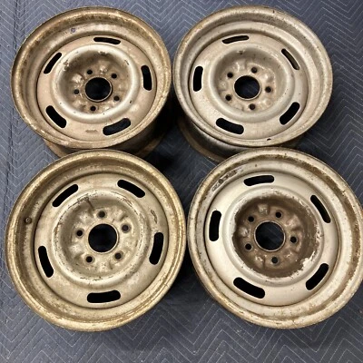 Set 69 1969 Chevelle SS rally wheels 15x6  YS Code Kelsey Hayes 396 350 327 427 - Image 1 of 4