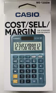 Casio MS-120EM currency and cost/sell/margin calculator - Picture 1 of 2