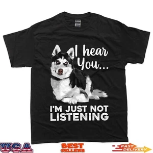 Divertida Camiseta Husky Perro Arte Para Hombres Mujeres Niños Amante del Husky Siberiano - Imagen 1 de 10