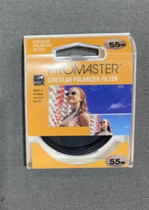 ProMaster 55mm Circular Polarizer CPL Glass Lens Filter! Adult Owned USED A++!!! - Picture 1 of 3
