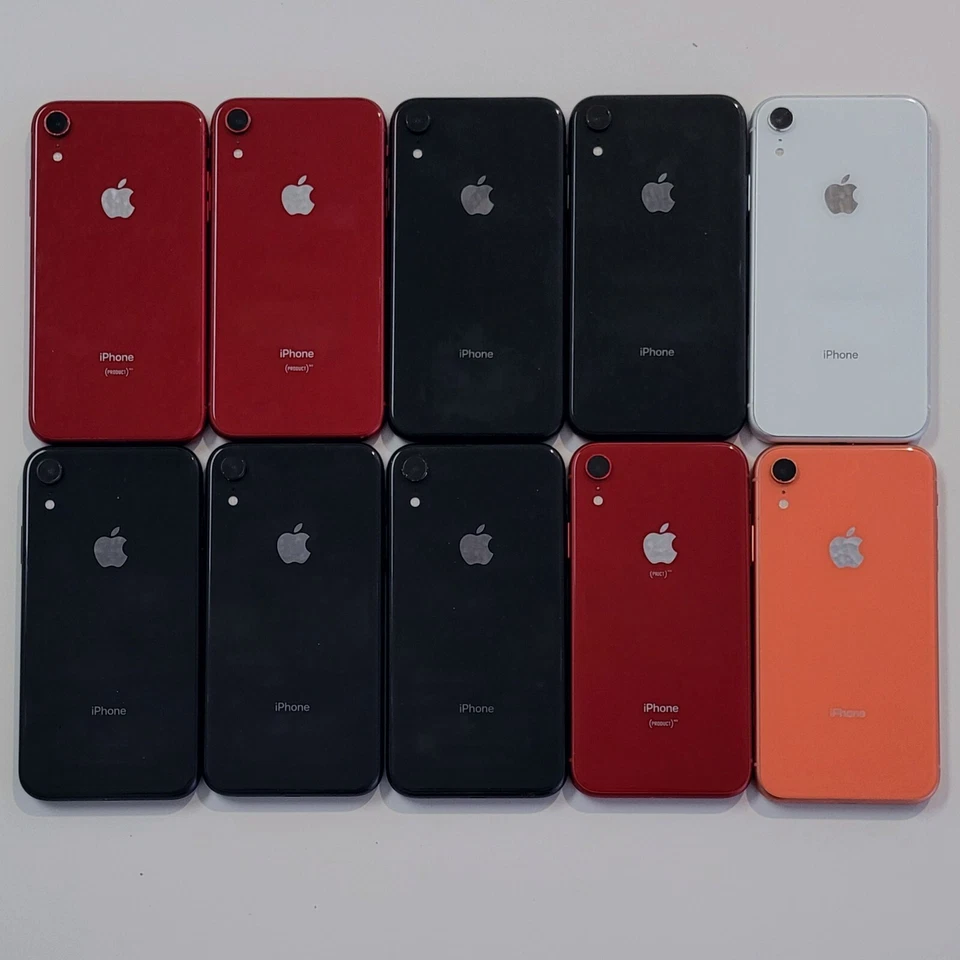 Lot of 10 Apple iPhone Xr 64gb Unlocked Mixed Colors - Image 1 of 1