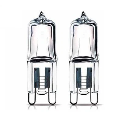 2 x G9 Halogen 25w Warm White Light Bulb Globe 240v Oven Microwave - Image 1 of 4
