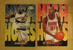 1995-96 Skybox Premium Basketball Series 2 High Hopes Rookie Lot of 2 - Picture 1 of 2