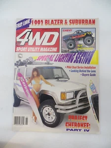 4WD SPORT UTILITY MAGAZINE November 1991 Monster Truck Cover / Chevy Blazer - Imagen 1 de 7