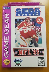 Game Gear " NFL 95 " SEGA SPORTS" (6 pcs in its original carton/sealed)