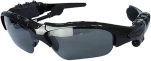 "Smart Sport Sunglasses w/ UV Protection & Bluetooth Headphones (Black)" - NEW - Picture 1 of 20