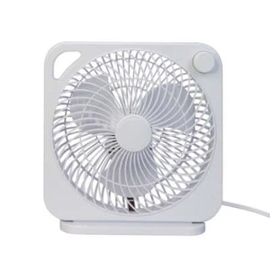 Mainstays New Style 9 inch Box Indoor Comfort AC Electric Fan, 3 Speeds, White - Picture 1 of 7