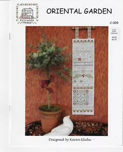 Rosewood Manor~-Oriental Garden C-009~Cross Stitch Pattern Karen Kluba -New - Picture 1 of 1