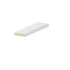 WHITE WINDOW PLASTIC UPVC PVC TRIM - 28mm CLOAKING FILLET Choice Of Qty &amp; Sizes