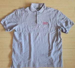 Men's RUSH logo embroidered polo shirt, gray, XL (Moving pictures, 2112) New - Picture 1 of 4