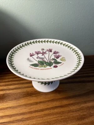 Portmeirion Botanic Garden Porcelain Cake Plate, Mini, 6 Inch - Image 1 of 3