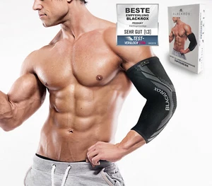 BLACKROX Ellenbogenbandage SWISSBERN Tennisarm Bodybulding mit Kompression - Bild 1 von 13