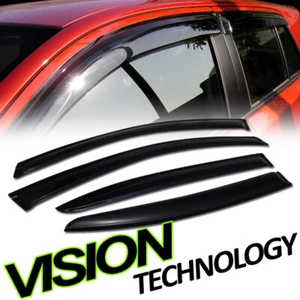 For 08-14 Avenger Rain/Wind Guard Smoke Tint Shade Vent Deflector Window Visors - Bild 1 von 2