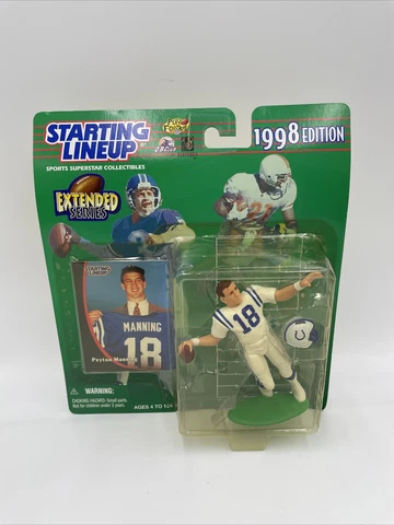 Peyton Manning 1998 Indianapolis Colts Figure & RC Collectors Card SLU Cover