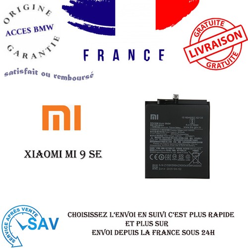 Duotipa Reservebatterij BM3L compatibel met Xiaomi Mi 9 Mi9 accu met gereedschap