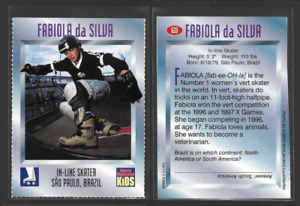 1997 SI Kids FABIOLA de SILVA Rookie Card, In Line Skating/X Games Brazil #633