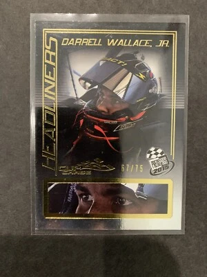 Darrell Bubba Wallace Jr 2015 Press Pass Cup Chase Headliners GOLD /75 CLEAN! - Image 1 of 4