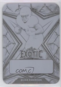 2022 Leaf Exotic Printing Plate Black Turtle 1/1 Bijan Robinson #BA-BR1 Auto 2q0