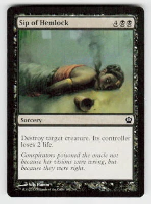 Theros #106 Sip of Hemlock - Image 1 of 2